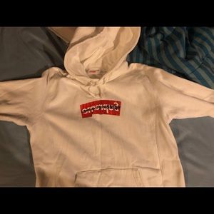 Supreme cdg box logo hoodie size large